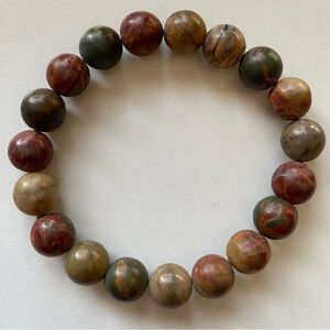 Cherry Creek Jasper 10mm Stretchy Bracelet